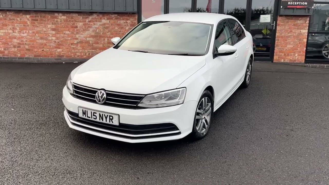 VW JETTA 2.0 TDI BLUE-MOTION TECH PURE WHITE 2015 15PLATE