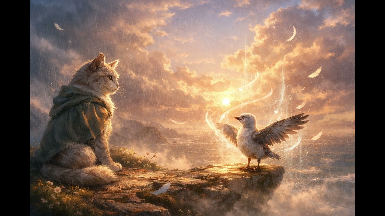 Cat and Bird