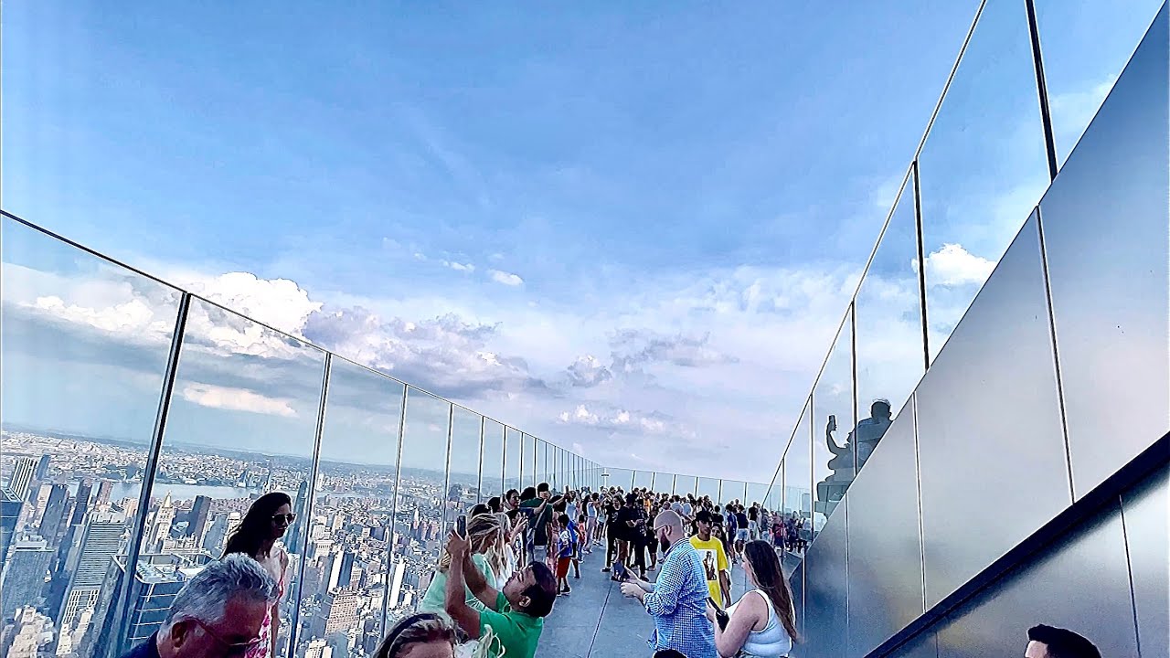 THE EDGE HUDSON YARDS OBSERVATORY DECK REVIEW @ LEVEL 4 HUDSON Y NEW YORK USA UNITED STATES AMERICA