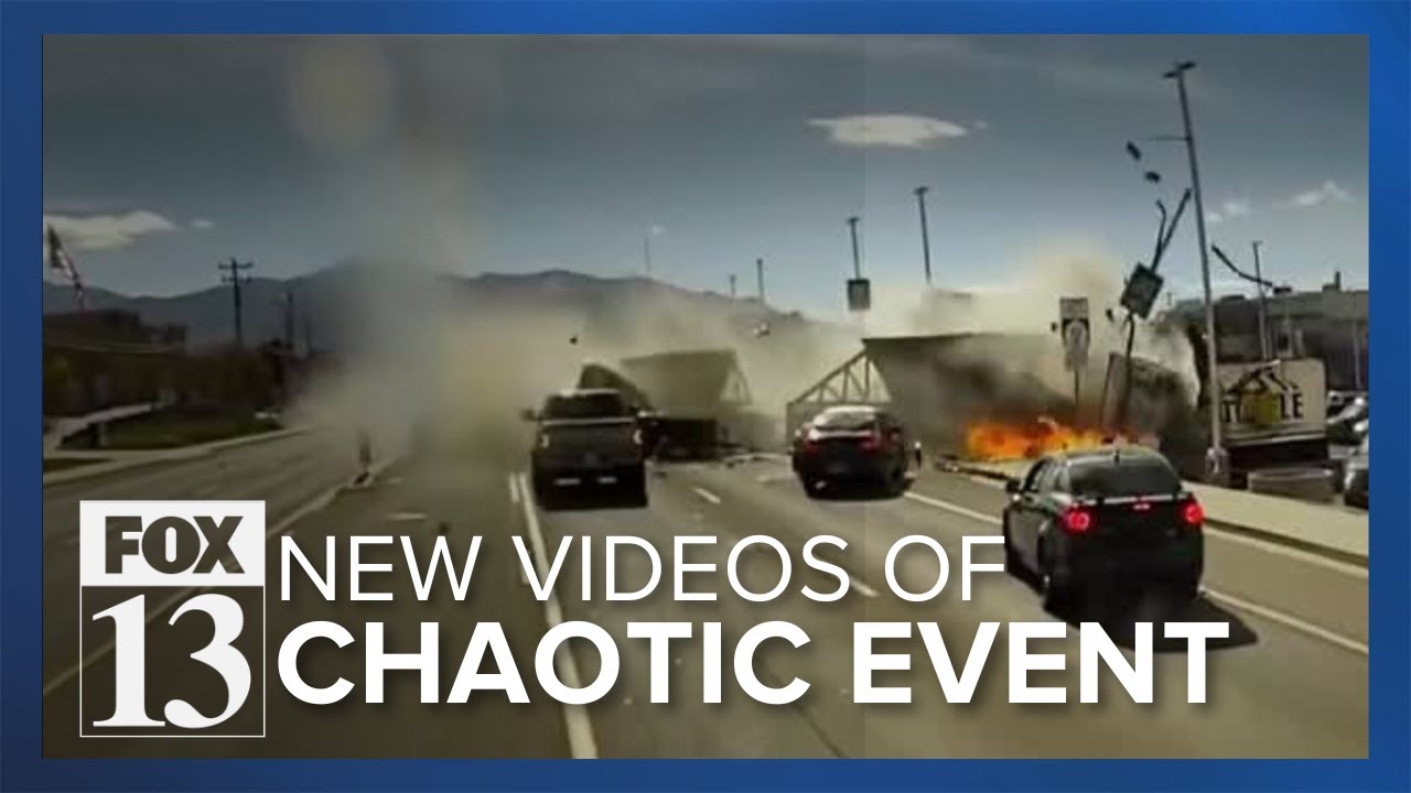 Police say failed brakes led semi to cause car crashes, fire in Tooele