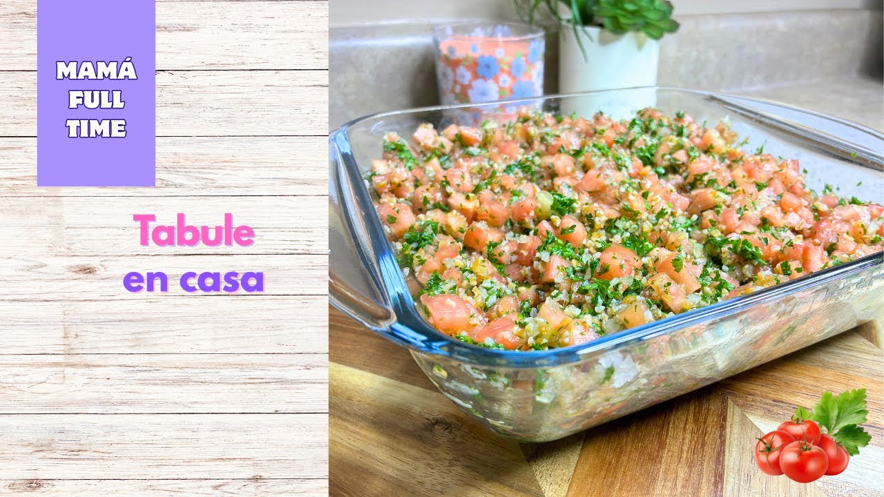La Receta de Tabule MÁS FÁCIL que Vas a Ver 💚