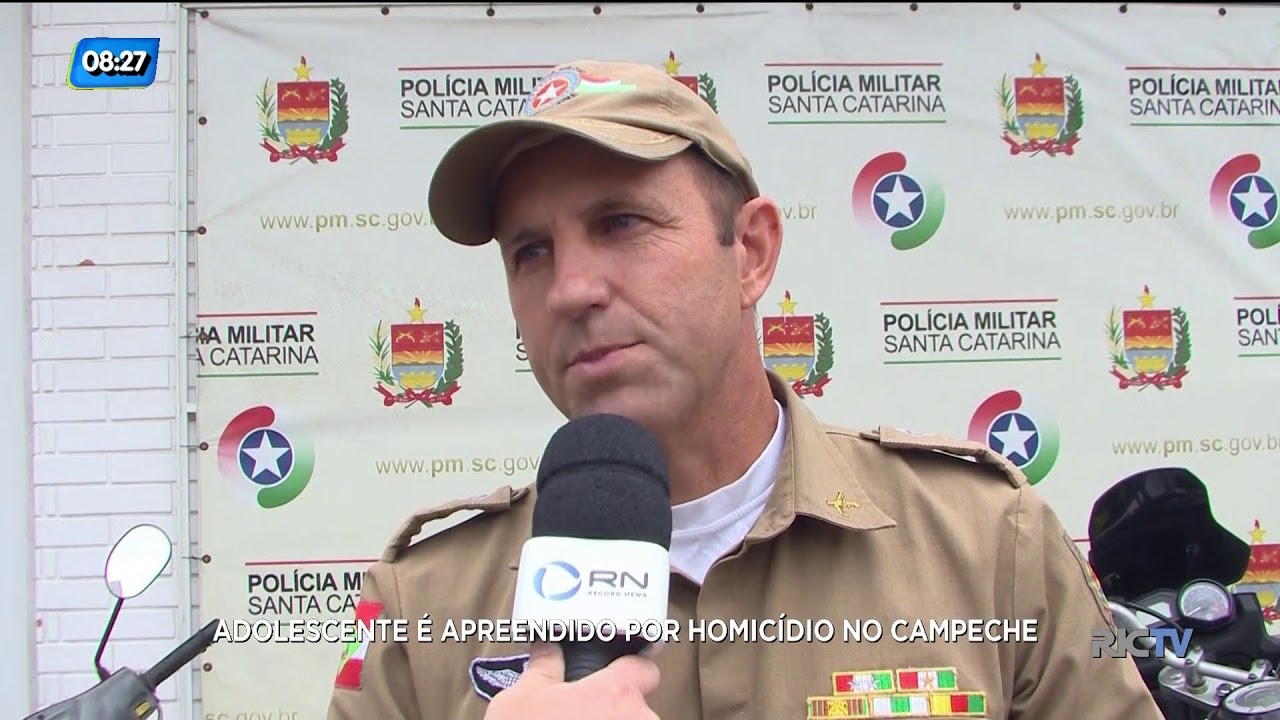Adolescente &eacute; apreendido por homic&iacute;dio no bairro Campeche, em Florian&oacute;polis