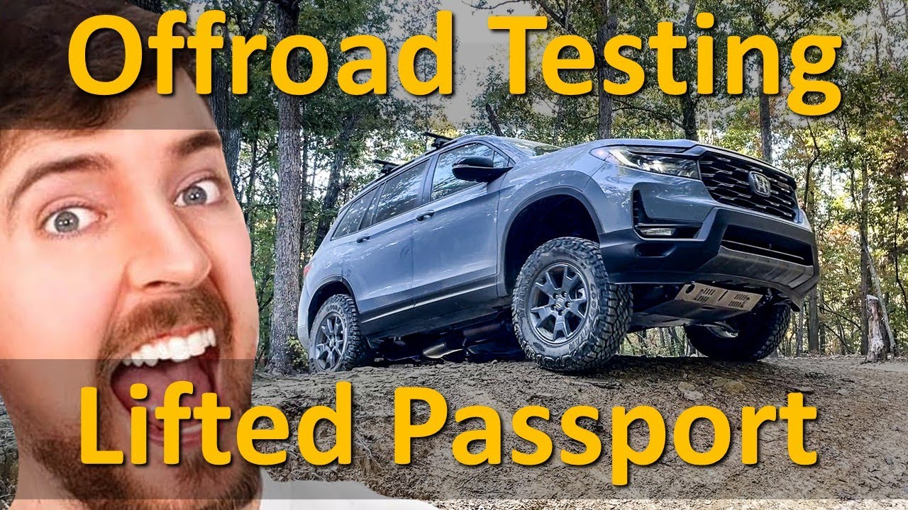 4.5'' Lifted 2024 Honda Passport Trailsport: Off-Road Testing at AWD Fest &ndash; My Wife Was Nervous!