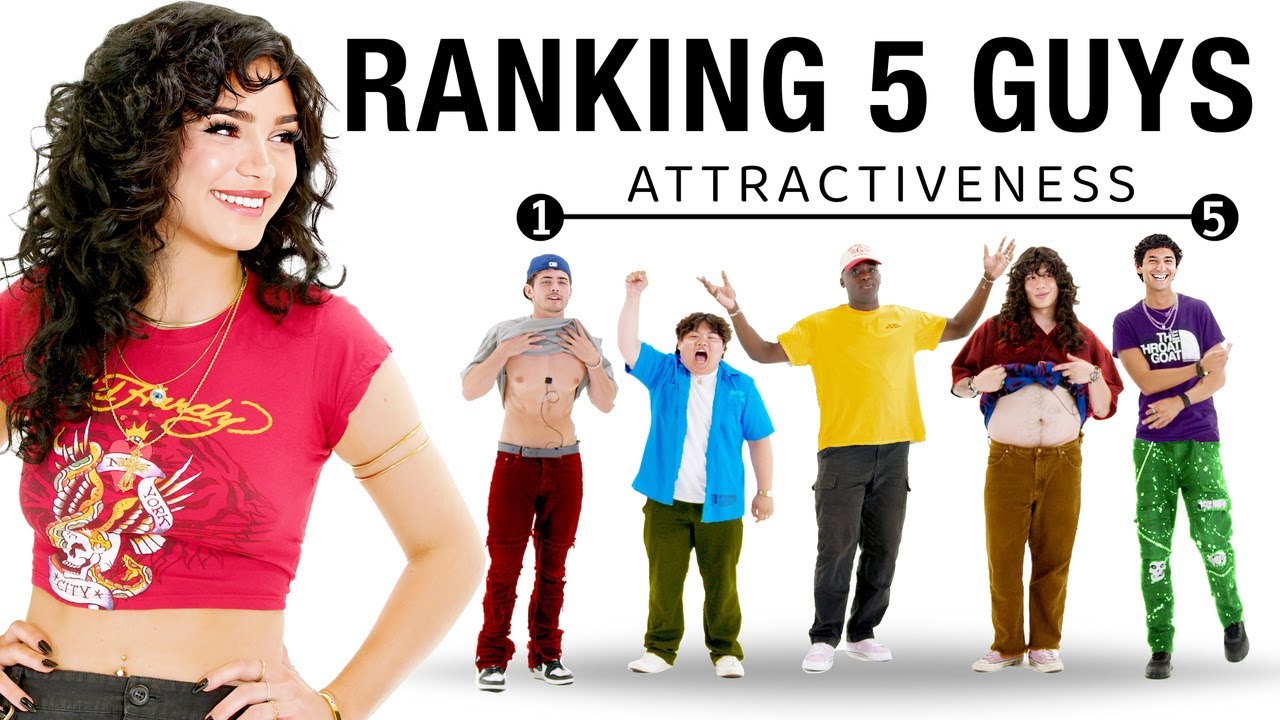 6 Girls Rank 5 Guys Based on Attractiveness