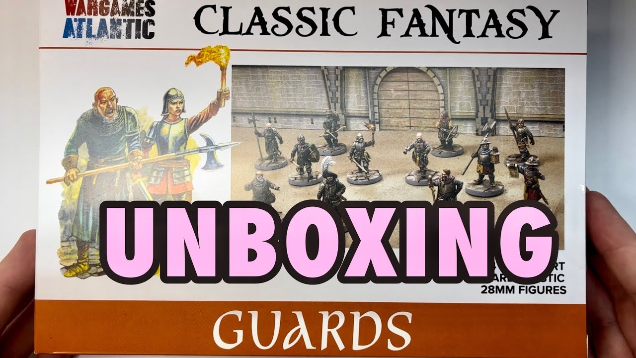 Let’s Look at Wargames Atlantic Fantasy Guards | Plastic Miniature Review