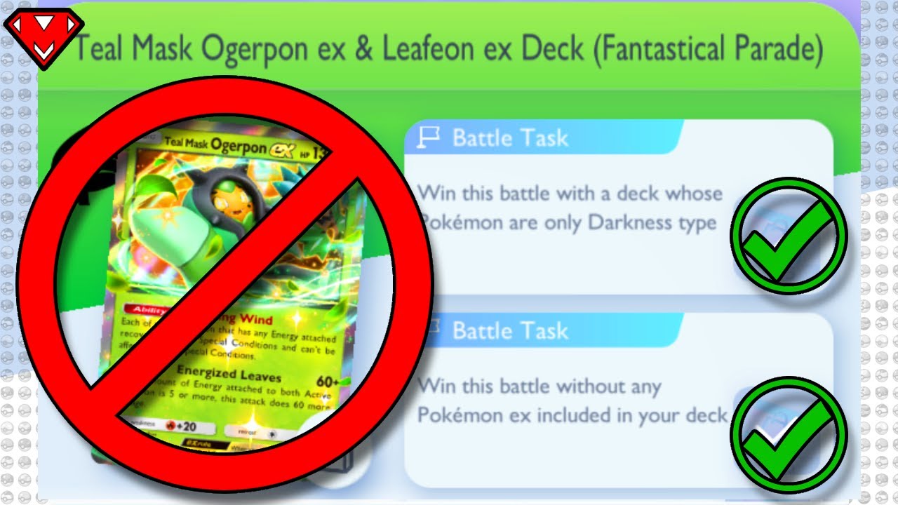 How to Beat Teal Mask Ogerpon EX Expert Solo Battle! (ONLY DARKNESS TYPE / NO EX)