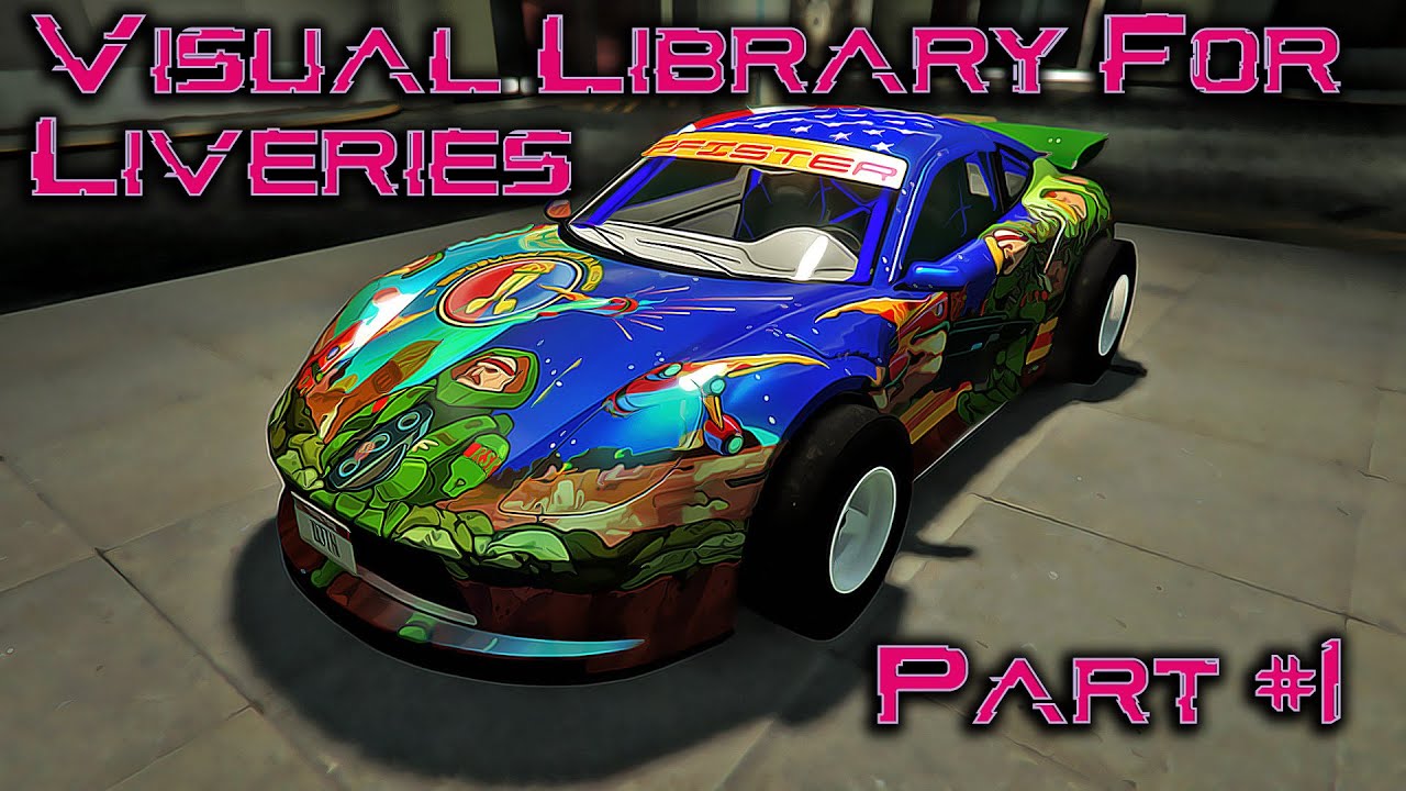 GTA5 Online - Car To Car Merge - Visual Reference Library For Liveries (Limited / Hidden)Part 1 of 3