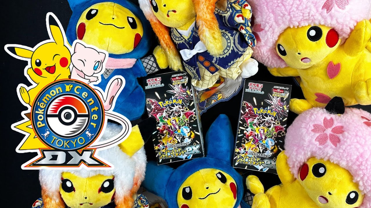 EXCLUSIVE Pikachu Plushies From Pokemon Center Japan Tokyo DX!
