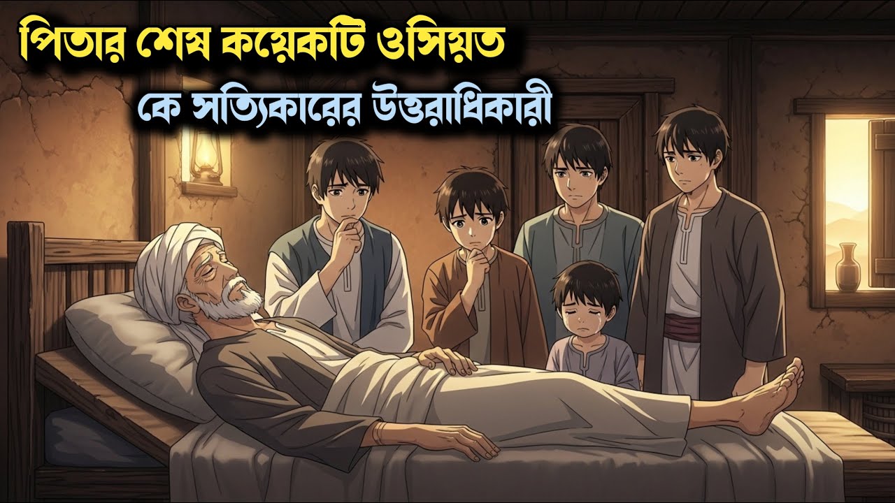পিতার শেষ কয়েকটি ওসিয়ত | কে সত্যিকারের উত্তরাধিকারী | একটি ইসলামিক শিক্ষণীয় কাহিনী