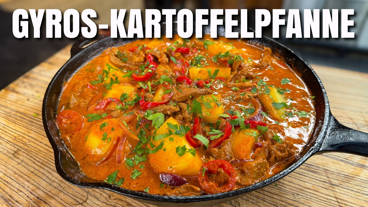 Gyros Kartoffelpfanne - schnell, herzhaft und unglaublich lecker!