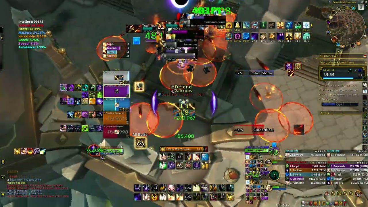WOW TWW SEASON 2 - DISCIPLINE PRIEST - Priory of The Sacred Flame - MYTHIC +16