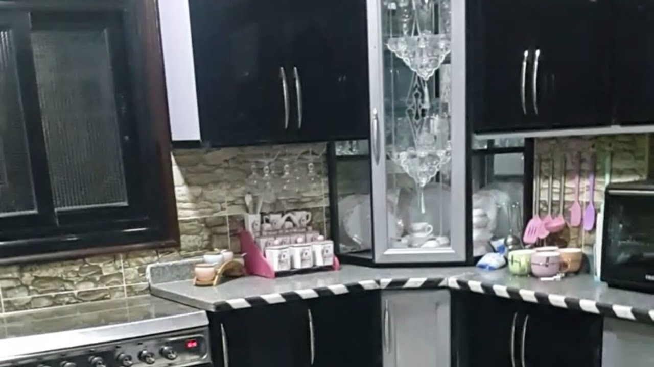 مطبخ عروسه بالكامل بعد الفرش   يجنن كامل من كل حاجه
