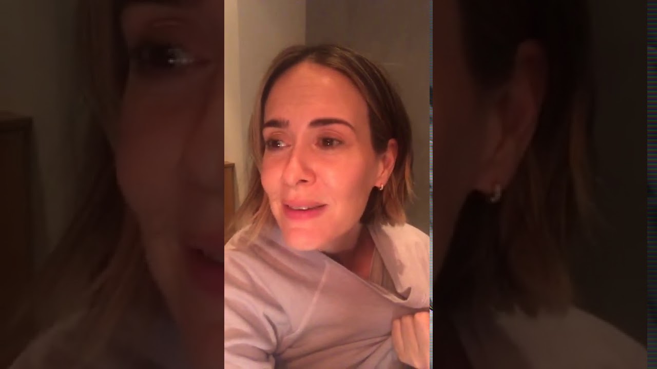 Sarah Paulson with Fans Instagram Live | September 20, 2020