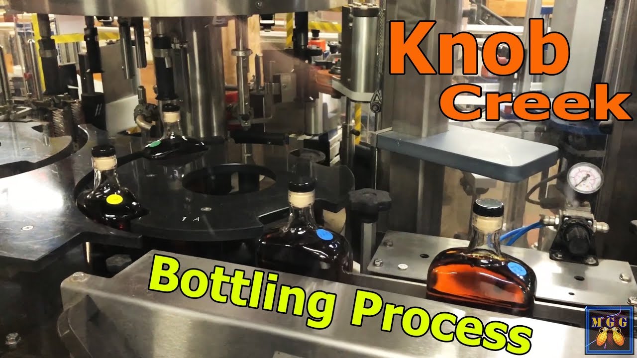 Jim Beam Distillery Tour - Bottling Knob Creek Whiskey