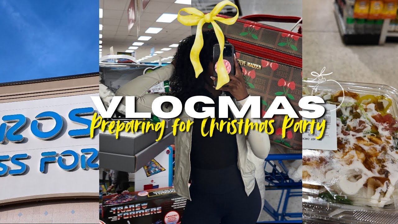 Подготовка к рождественской вечеринке 🎄 + Поручения | Vlogmas, День 5