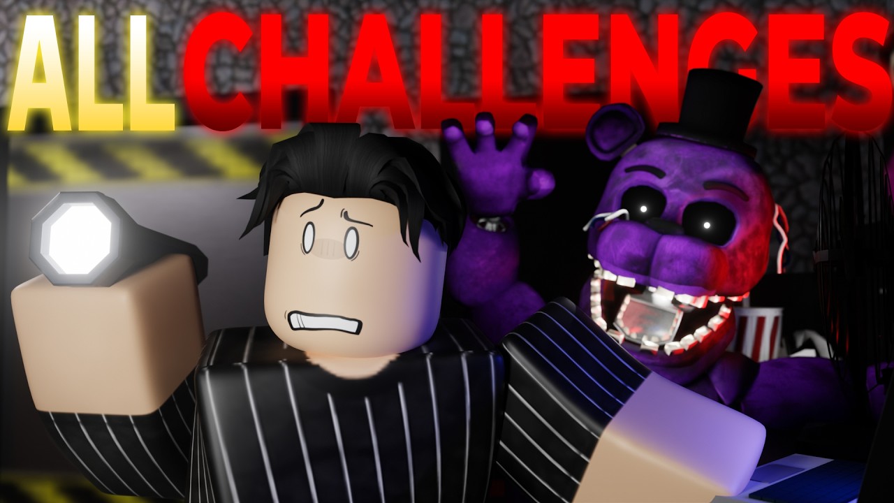 Can I Beat ALL Challenges In The BEST Roblox FNAF Game?