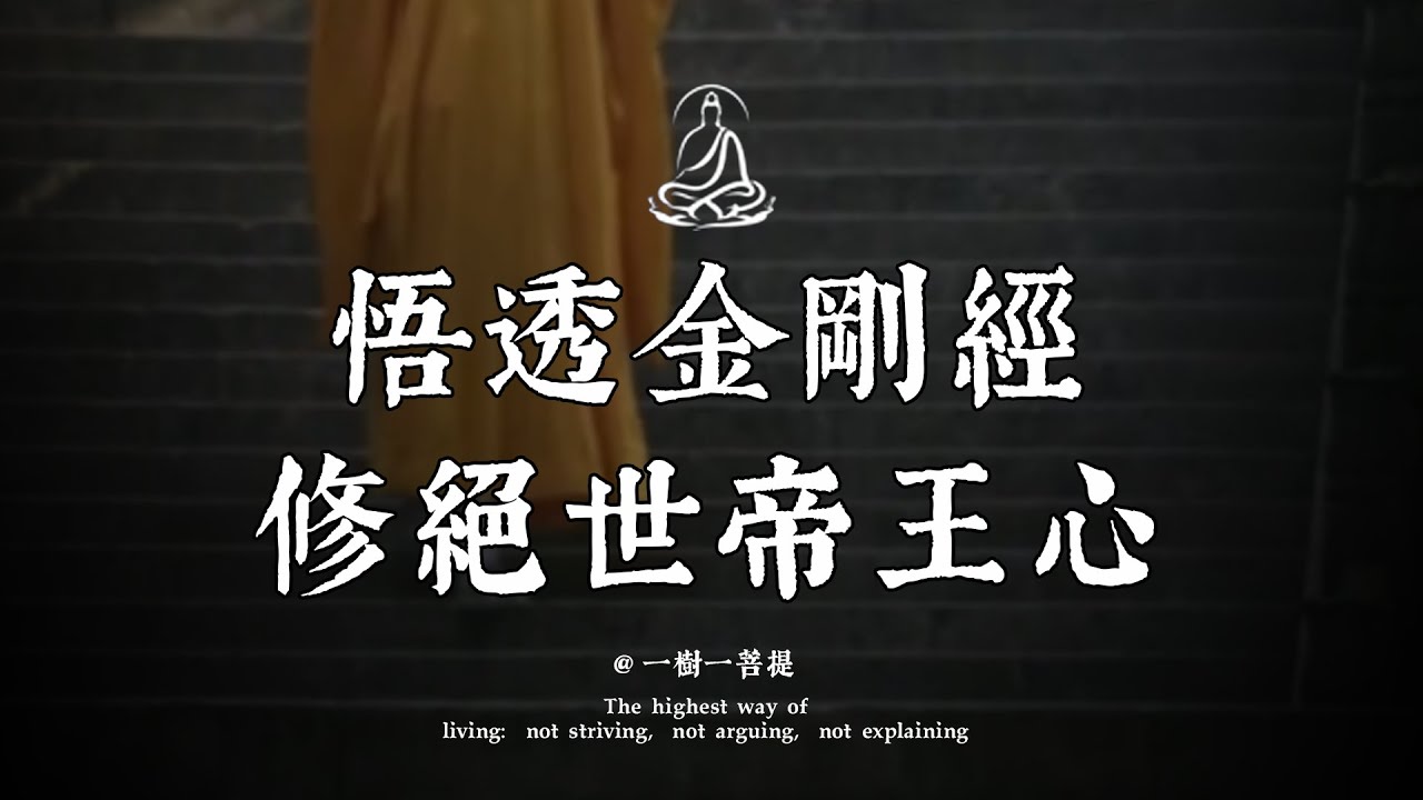 這才是強者的底層邏輯！參不透《金剛經》，你永遠想像不到這種「冷酷」的覺醒能讓你多無敵|一樹一菩提 #覺醒 #禪悟人生 #人生感悟 #情感 #佛法 #正能量 #菩提解脫道 #心靈成長 #禅意生活