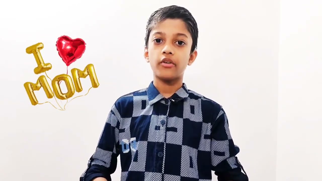 Mother&rsquo;s Day Special Speech | Cute Kids English Speech | School Competition ❤️ Happy Mother's Day