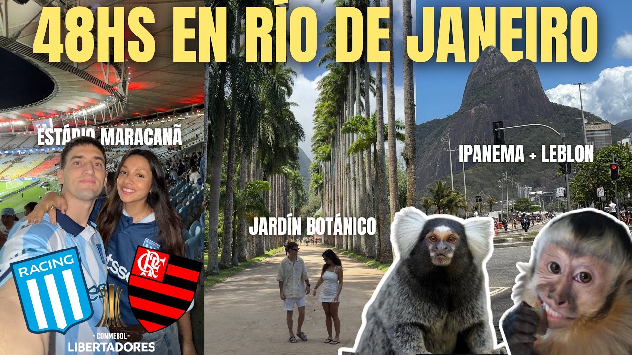 48hs en Río: nos chocan el auto, clásico en el Maracaná y monos en Leblon 🐒