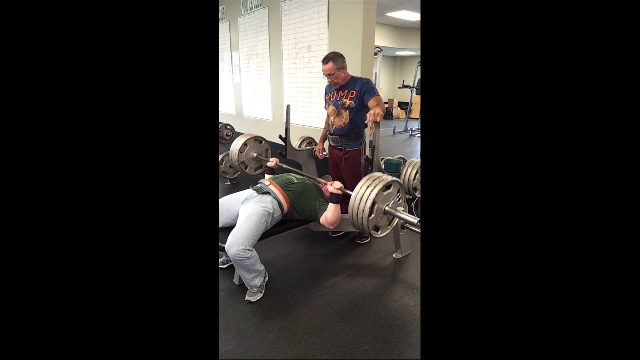 405 x 3 Raw Benchpress