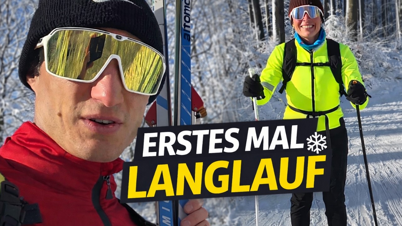 Erstes Mal Ski Langlauf | Traumwinter am Hoherodskopf (nur 1h von Frankfurt)