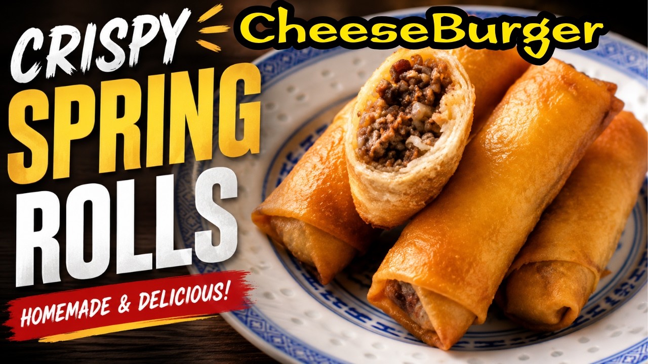 The Best Cheeseburger Spring Rolls - Yes, Better than Disney😂