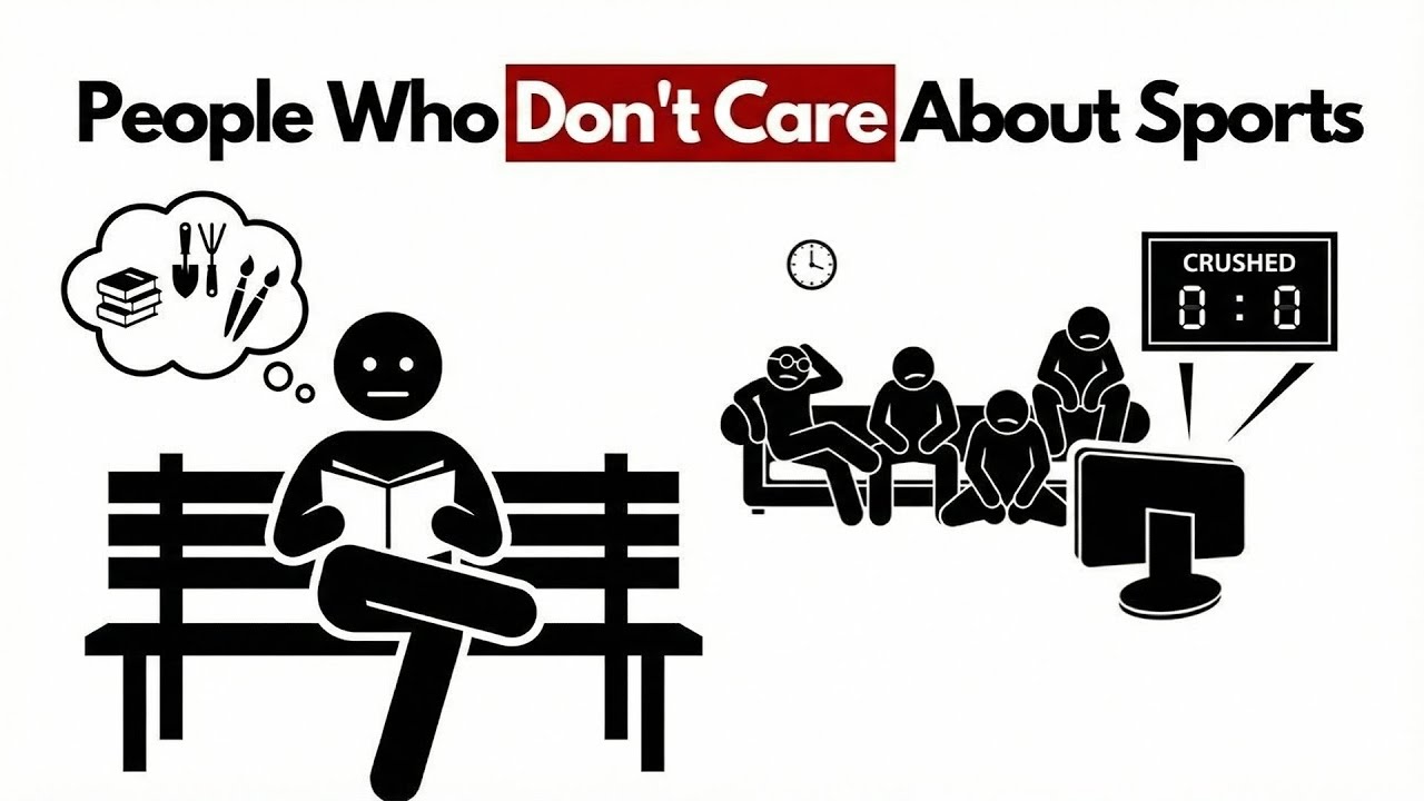 Psychology of people who don't obsess over sports