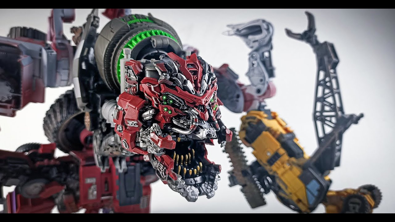 Transformers Studio series Devastator final combination！repaint by mangmusen SS大力神重涂版终极合体展示