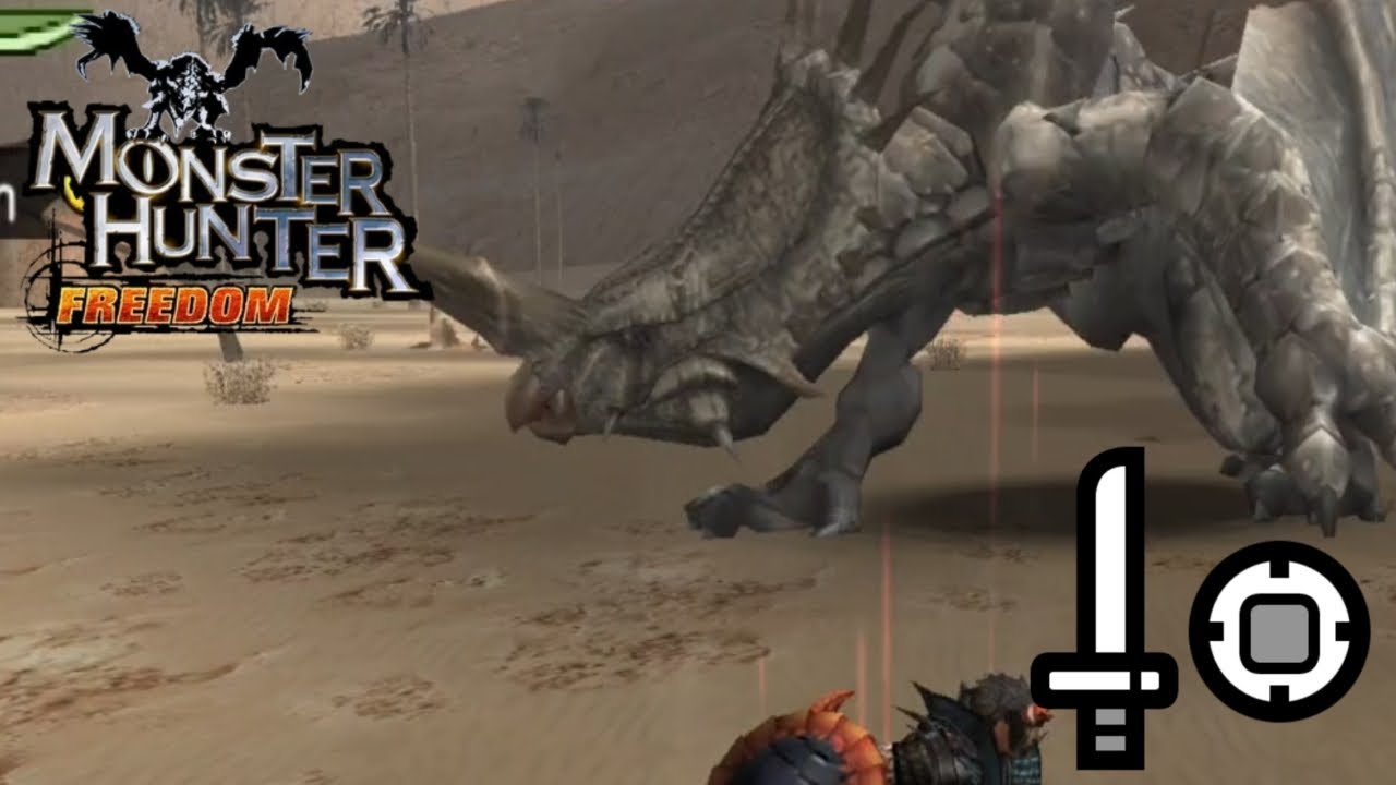 [Monster Hunter Freedom] Horn of the Monoblos | Sword and Shield