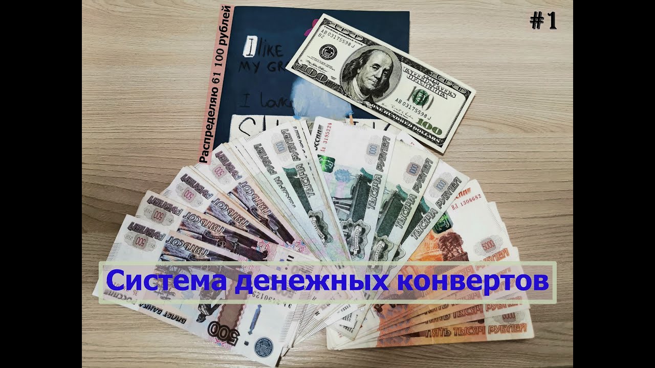 #1 Cash envelope || Система конвертов ||Знакомство || 1-ое распределение || Февраль 2023 || 61 100 ₽