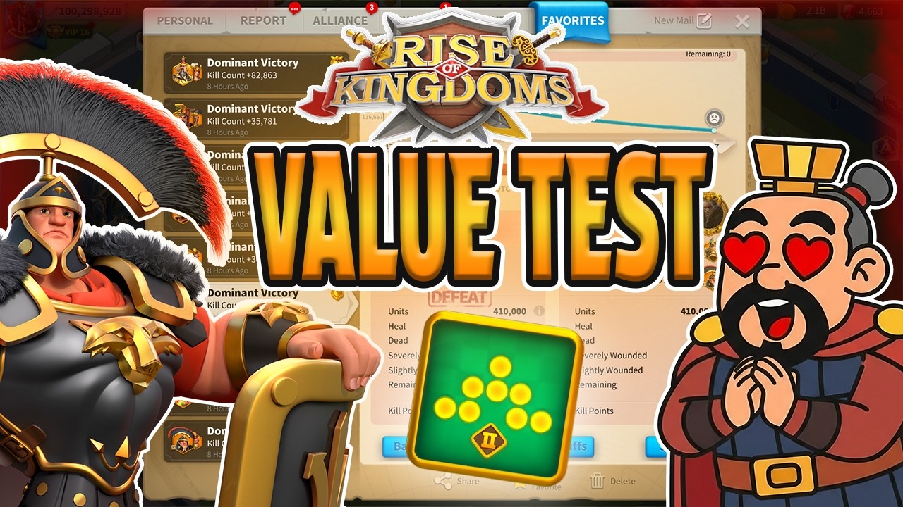 Wedge 2.0 Value Test &mdash; Reports, New meta | Rise of Kingdoms (RoK)
