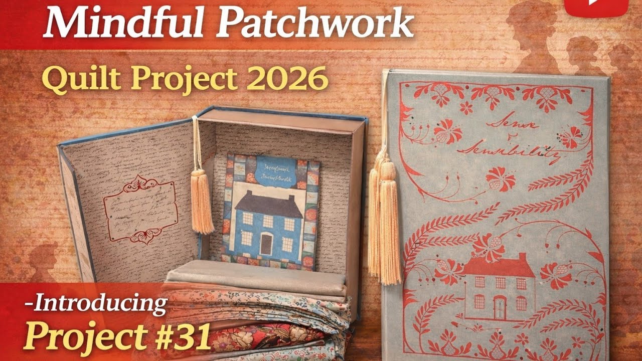 Ep 48.  Introducing Project #31 | Sense & Sensibility Barton Cottage Quilt Kit | 2026 Challenge