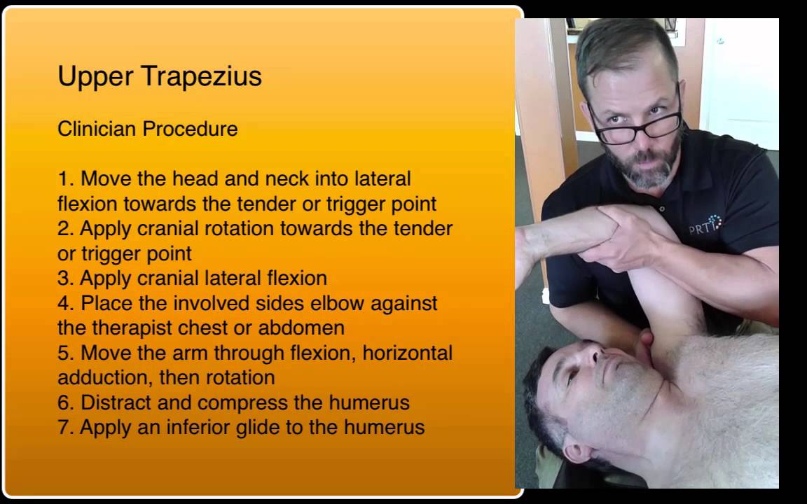 Upper Trapezius PRT Technique