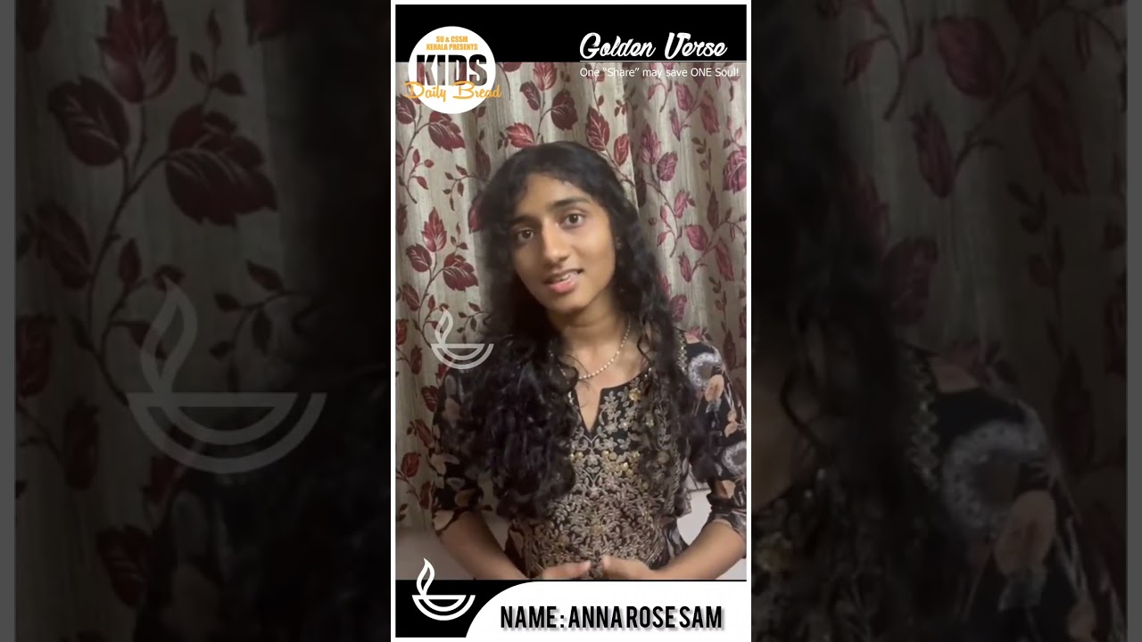 Kids Daily Bread Golden Verses Season 2️⃣ Day 3