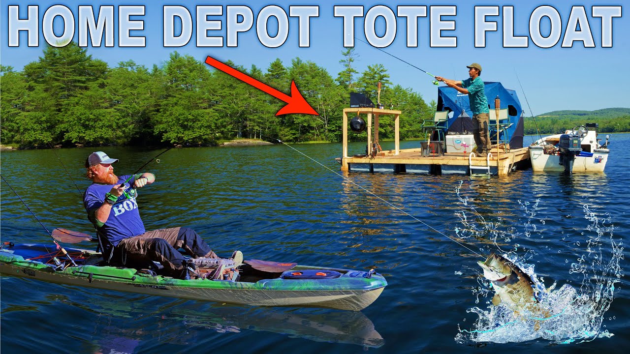 Рыбалка на каяке и приготовление пищи на плоту Home Depot — день 4 из 7-дневного соревнования по ...