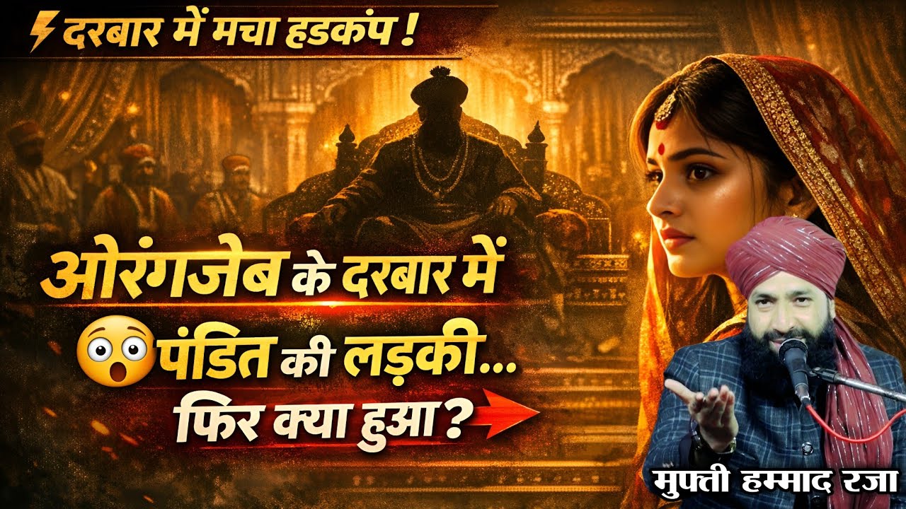 औरंगजेब के दरबार में पंडित की लड़की फिर क्या हुआ सुनो || Mufti Hammad Raza Muradabadi || 