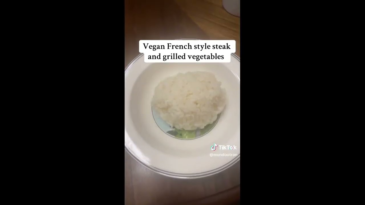 TikTok Vegan French Style Steak with Grilled Vegetables December 3, 2024