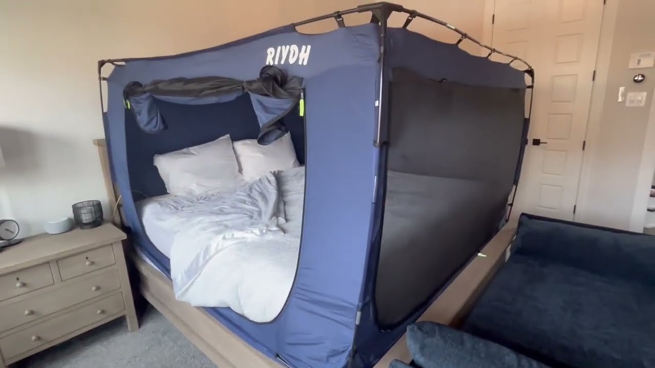 Обзор портативной палатки-палатки RIYDH Bed Tent с навесом King Size для взрослых и детей