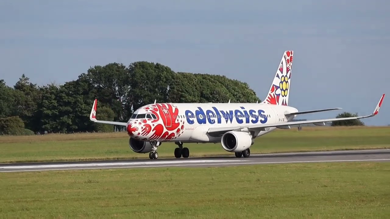 Edelweiss Airbus A320 in there help alliance livery