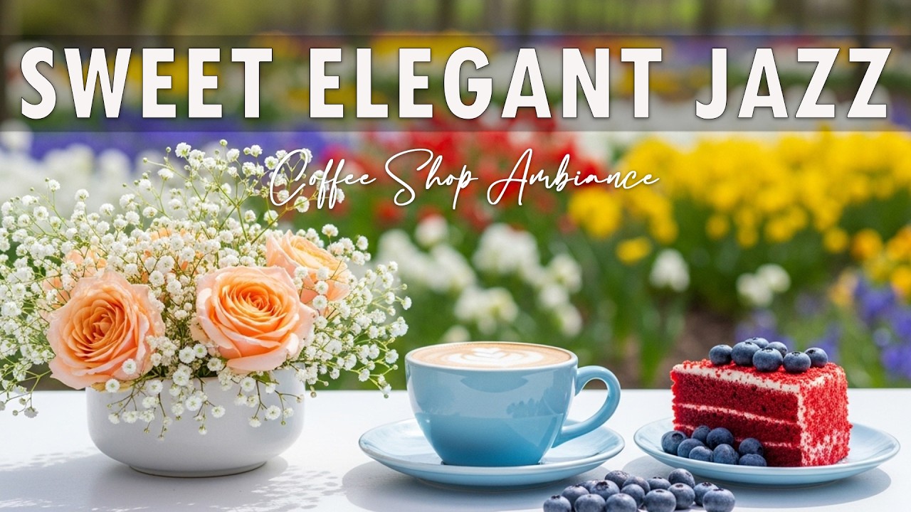Sweet Elegant Jazz☕ Coffee Shop Ambiance - Bossa Nova Instrumental & Jazz Music for Start the Day