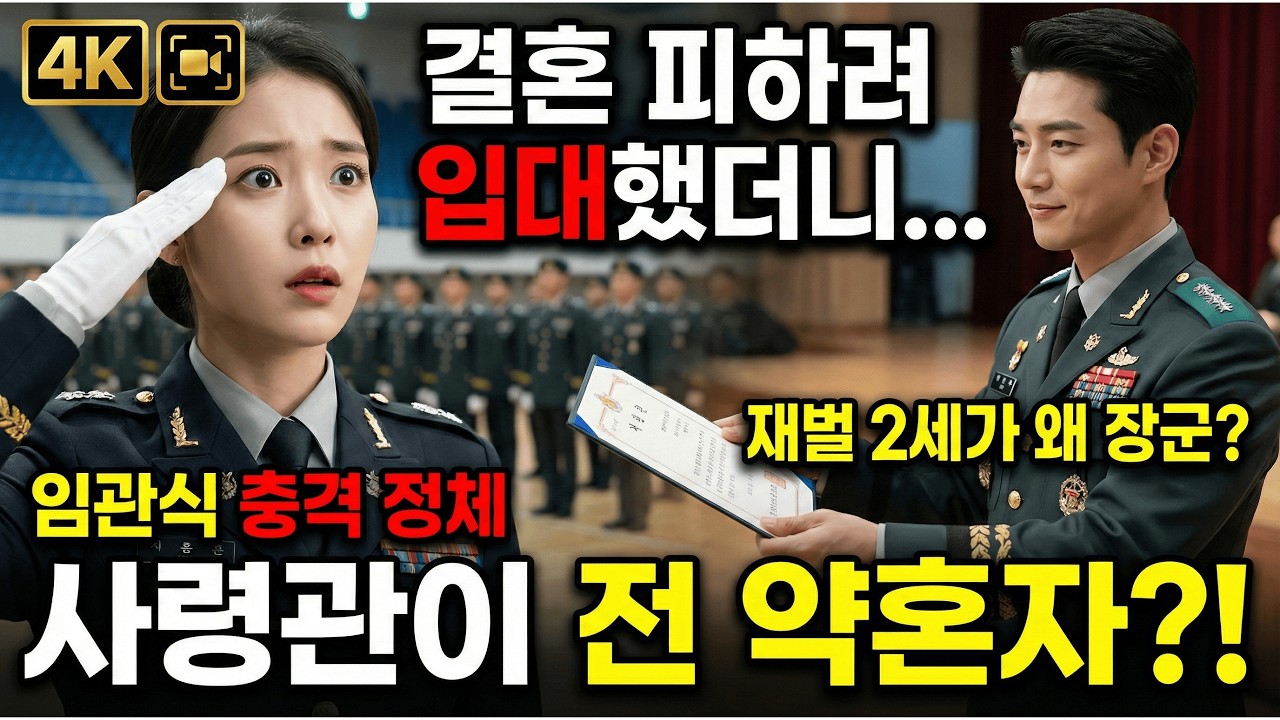 임관식 날 시상하러 온 장군님 알고 보니 내가 버리고 도망친 약혼자?
