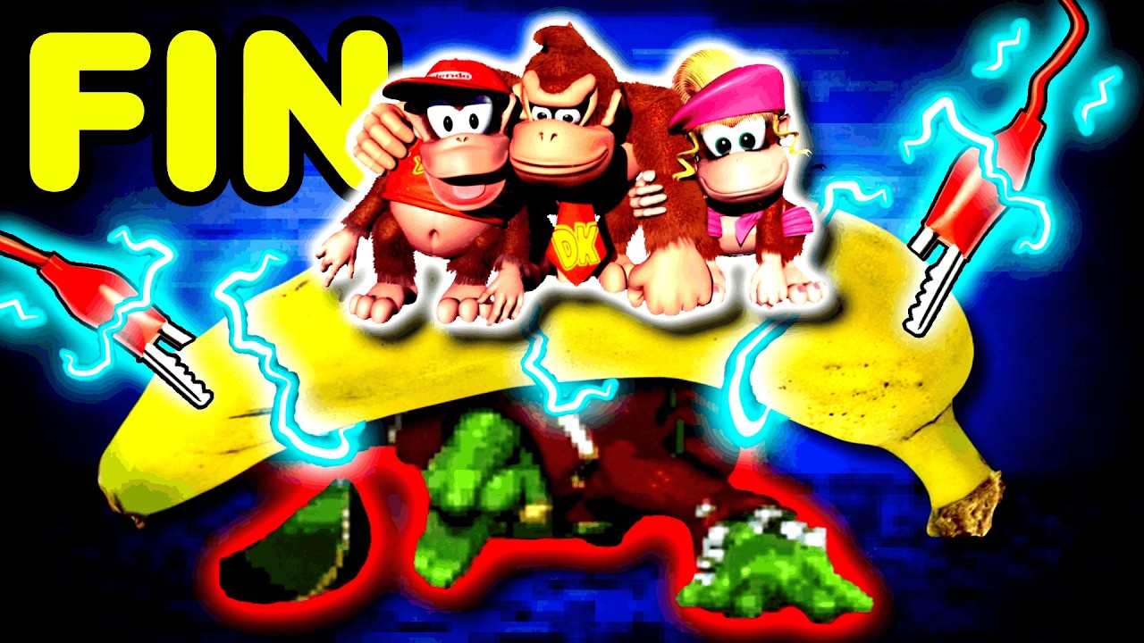 J'ai Battu Donkey Kong Country 2 avec de VRAIES BANANES.