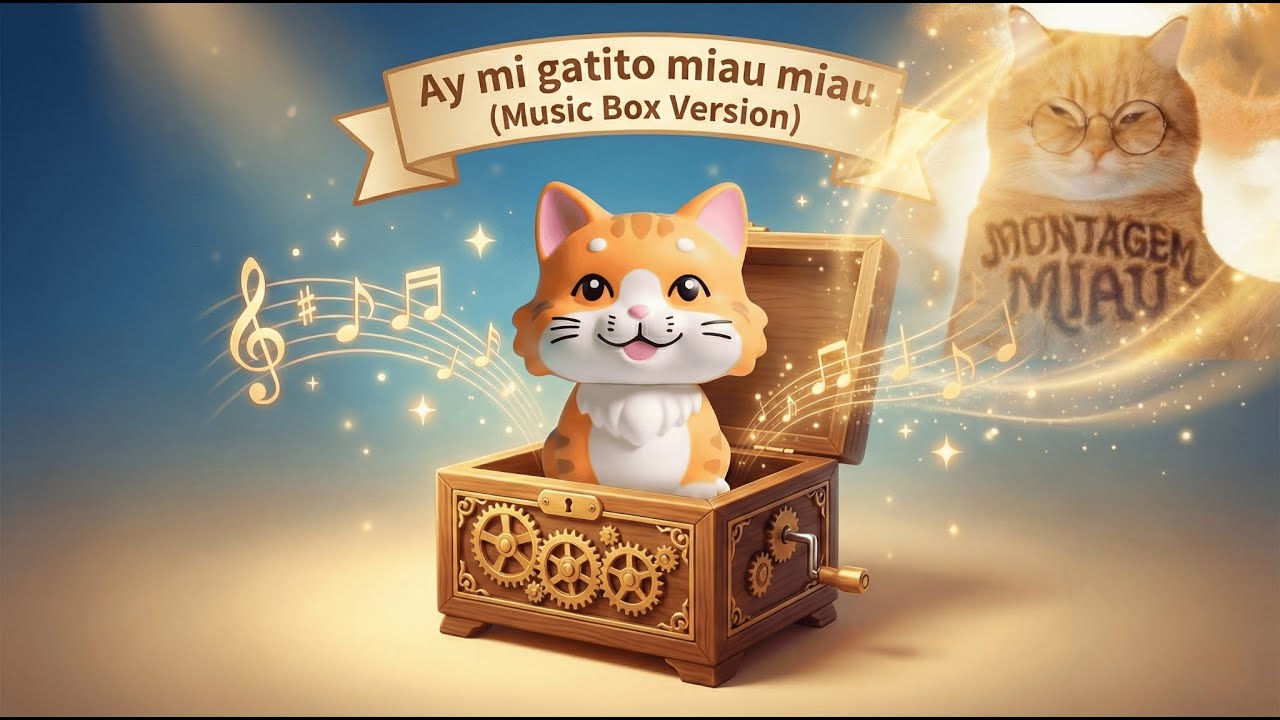 Montagem Miau - Ay mi gatito miau miau (Music Box Version)