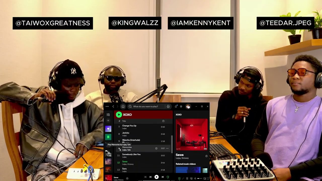 Lojay при участии Tyla - Memories / Vibes on Vibes Reaction