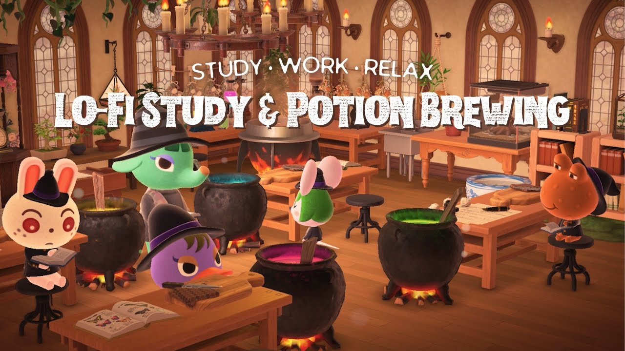 Lo-fi Study & Potion Brewing⚗ 1 Hour Chill Lo-fi help you focus | No Mid Ads🎧 Study Music | Work Aid