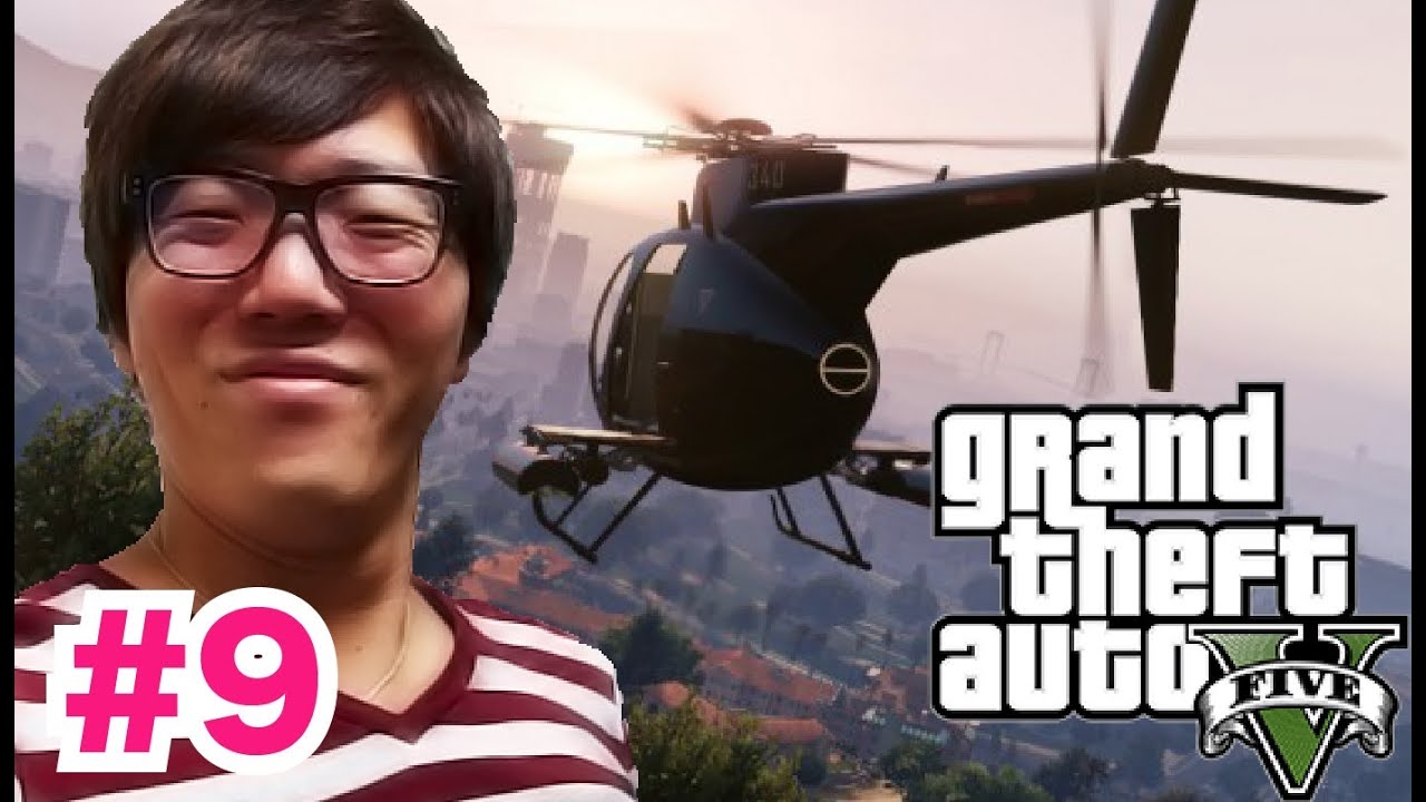 GTA5楽しく実況プレイ！Part9 -ヘリからスカイダイビングしてみた！
