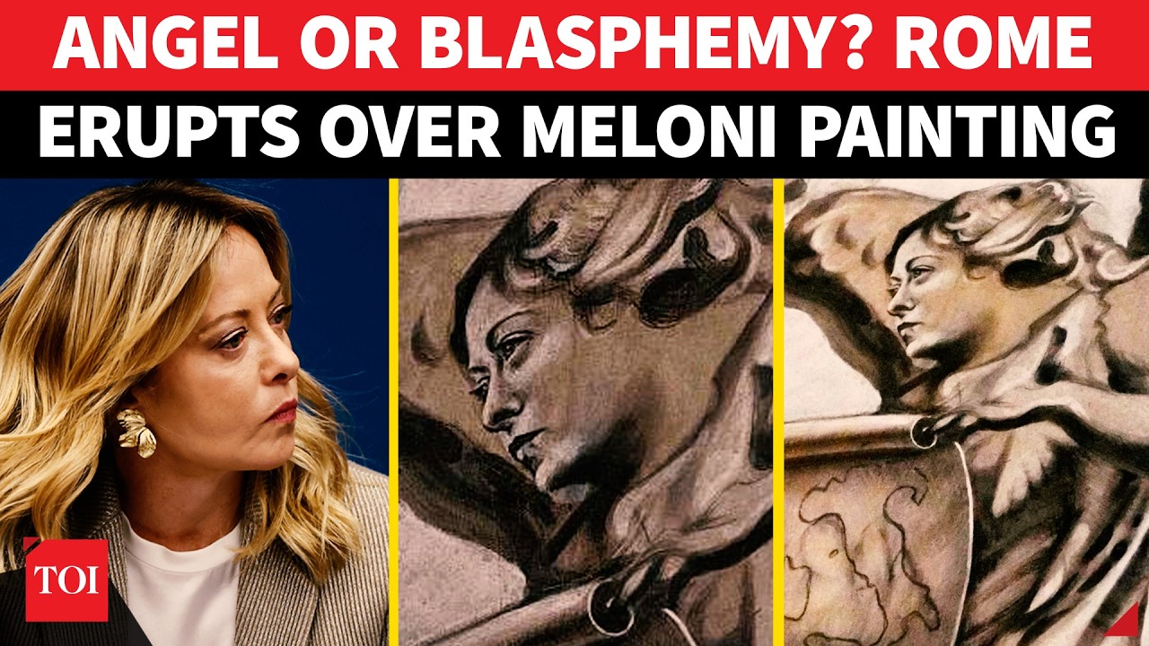 Italy Explodes Over &lsquo;Angel Meloni&rsquo; Church Painting: Vatican Forced Into Rare Intervention | WATCH