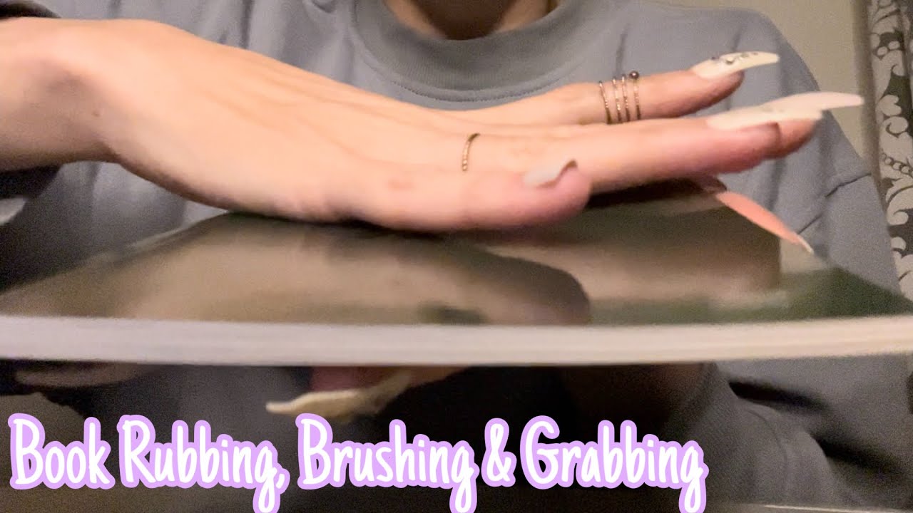 ASMR * Anonymous Custom Video! * Book Grabbing, Rubbing & Brushing * No Talking * ASMRVilla