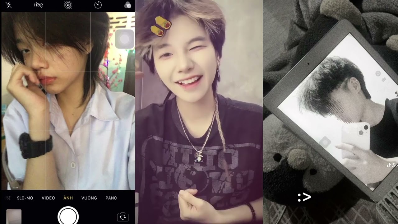 [Tiktok tomboy mulet] các vợ đi hc chx chứ t đi hc r:)