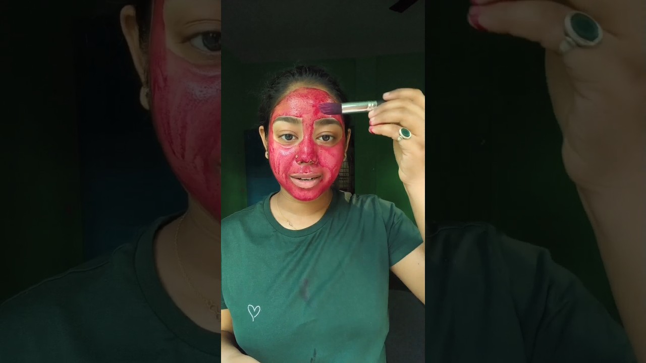 Instant Pink Glow with Beetroot Face Pack | Natural Skincare🥰😍